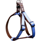 Reguliuojamos „Jeans“ petnešos šuniui Denim/Brown 50–80 cm